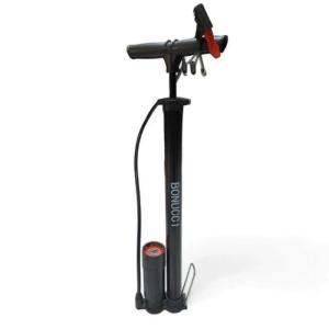 BONUCCI Pompa Angin Ban Sepeda Tabung Meter Chrome - Hand Pump