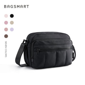 BAGSMART Túi đeo chéo dành cho nữ Ví nhỏ nhẹ Túi xách Tote chần bông để sử dụng hàng ngày mua sắm du lịch