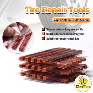 MaxPlus Car Motorcycle Tyre Tubeless Seal Rubber Strip Plug Tire Puncture Repair Tool Kit 5pcs