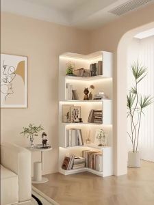 Home Furniture Wood Warehouse Shelf Shelves Room Living Angle Liry Storage Cabinet Cube Organizer Display Librero Wooden