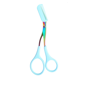 Eyebrow Scissor for Women Men 2 in 1 Professional Eyebrow Scissor with Comb Eyebrow Hair Removal