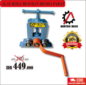 [ TERLARIS ] Alat Roll Besi dan Benda Padat Manual Besi Beton Besi Nako Besi Ulir Bambu dan kerajinan lainya Pasti Presisi