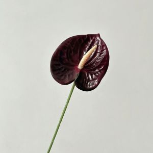 Artificial Flamingo Flower 3D Faux Anthurium Stems Realistic Touch Wedding fake Flowers Home Decor