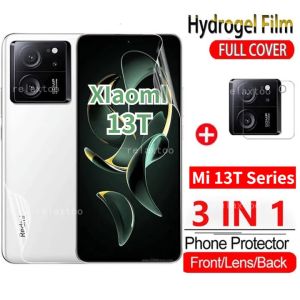 Pelindung Layar Kompatibel Untuk Xiaomi 13T / Xiaomi 13T Pro Paket 3 in 1 bahan hydrogel
