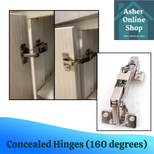 SOFT CLOSE CABINET HINGES 160° DEGREE ANGLE TURN FOR FURNITURE CABINET DOOR HINGES (SOLD PER PIECE)