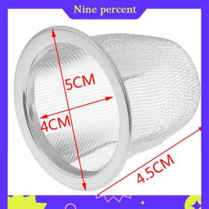 Nine percent Tái sử dụng thép không gỉ lưới trà Infuser Lọc ấm trà trà lá gia vị Lọc