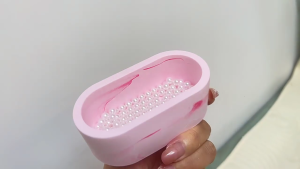 Tự Chế Mọng Nước Nồi khuôn silicon Trồng Khuôn Thời Trang Hình Bầu Dục Lưu Trữ Container Khuôn Tự Làm Thủ Công