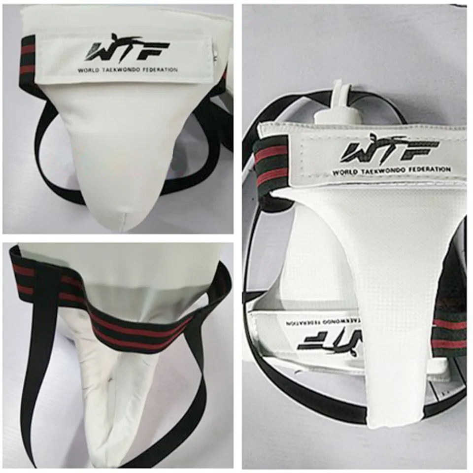 Coquille De Protection Entrejambe Pour Arts Martiaux - Taekwondo, Karaté, Boxe, Sanda - Taille S à XL, EVA+PU, Blanche