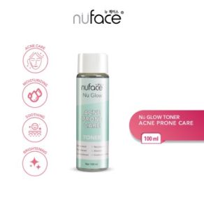 Nuface Nu Glow Skin Toner Acne Prone Care / Brighten & Supple Skin / Hydra Lock & Youthful 100ml