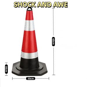 60CM 70CM 90CM rubber cone roadblock cone ice cream cone traffic safety