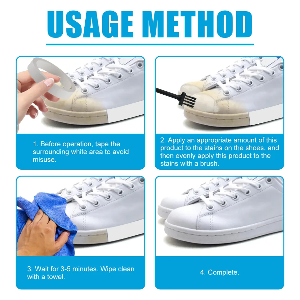 Jaysuing Shoes Cleaner Cleaning Shoes Whitening Gel Shoe Brush