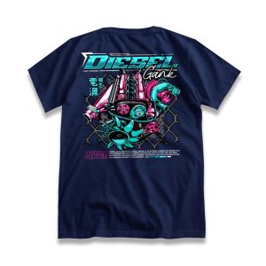 Kaos Racing Diesel Gank Power Engine Turbo Machine Happy Smoke Cumi Cumi Darat Baju Racing Mekanik Disel War 2KD Innova Tshirt Otomotif GBA5087