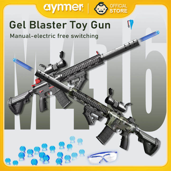 【Aynmer】AUG M416 Gel Ball Blaster Toy Gun Outdoor Game Manual and Full ...