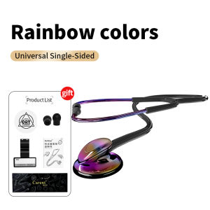 Carent Professional Cardiology Stethoscope – Single Head Medical Equipment for Doctor Nurse Student Lightweight & High Sensitivity