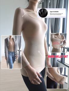 LONG SLEEVE SLIMMING TOP Corset Girdle