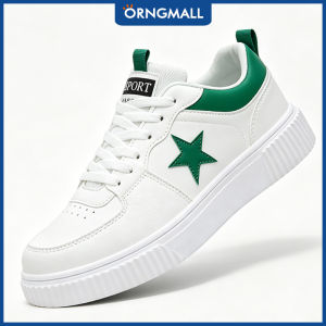 ORNGMALL Men and Women Star Casual Sneakers - Platform Skate Shoes Breathable Non-Slip Lightweight Streetwear Walking Shoes for Daily/Work/Outdoor