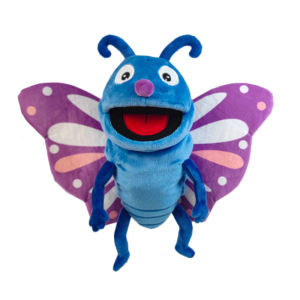 YF Cute Insects Plush Dolls Hand Puppet Storytelling For Children Baby Educational Toys Butterfly Ladybug Bee FY