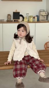 Childrens Winter Clothing 2025 Autumn and winter thickened warm clothing for babies Korean-style childrens clothing girls fleece-lined suit