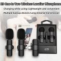 K9 Wireless Microphone Rechargeable Audio Video Recording Mic For Type & IOS Live Vlogging Mobile Phone Microphone. 