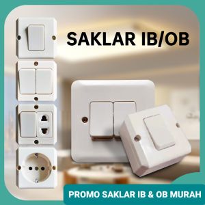 PROMO Saklar On/Off+Stop Kontak Murah