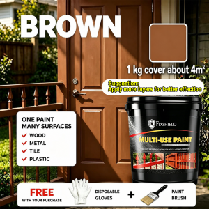 1000G Easy Paint Premium Multi-use Paint Wood & Metal Water-based Paint UV Protection Moldproof Paint Anti-Corrosion Anti-bukbok For Indoor and Outdoor cat anti karat
