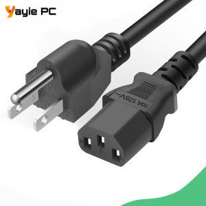 Power Cable Power Cord for CPU and Monitor 1.5 Meter
