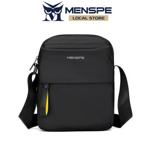 MENSPE Mens Shoulder Bag Casual Chest Bag Cross Body Bag Pouch Bag Casual Chest Bag Fashion Shoulder Bag Waterproof PU Leather Casual Sport Street Bag for Travel Outdoor