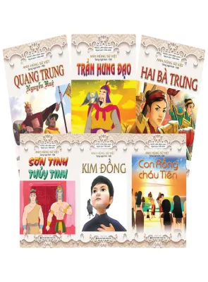 Combo Anh Hùng Sử Việt - Song Ngữ Việt Anh (Bộ 6 Cuốn) - Newshop