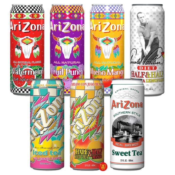 AriZona All Natural Fruit Juice Cocktail Big Can Drink (680ml ...