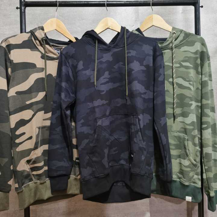 Hodie Cowo Bahan Flecee Tebal Premium Hoodie Motif Loreng Army Pria Sweater Pria Sweater Pria Lazada Indonesia