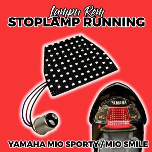 LAMPU STOPLAMP RUNNING Yamaha MIO tahun 2004 - 2012 LAMPU VARIASI REM BELAKANG RUNNING YAMAHA MIO 8 MODE KEDIP