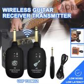 ระบบกีต้าร์ไร้สาย 2.4GHZ เครื่องส่งสัญญาณกีต้าร์ไฟฟ้าพร้อมแบตเตอรี่ลิเธียมแบบชาร์จไฟได้ในตัวสำหรับ 20Hz-20kHz
