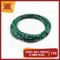 Kabel Roll Bintik HIJAU 0,5 MM (20 METER) - Kabel Body Bintik serabut Tembaga Ukuran 0,5 UNIVERSAL. 