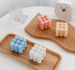 INS Cubic Scented Candle Fragrance Aroma Candle Home Decor Photo Props Lilin Aroma Wangi Hiasan Rumah