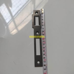 plat pemanis kunci body 18cm id lubang 35mm + 61mm pintu pelor kupu tarung selot 18 cm