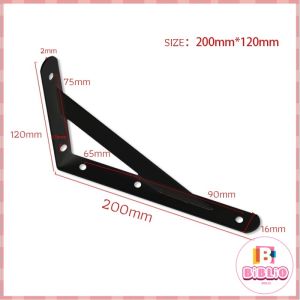 BIBLIO Heavy Duty Shelf Bracket Wall Mount 90° Brackets for Floating Shelf