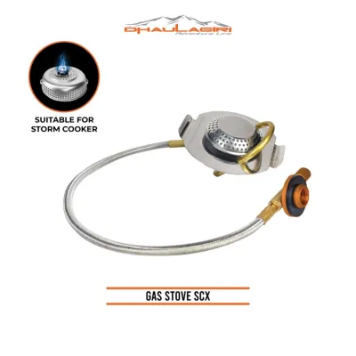 Dhaulagiri - Kompor Portable - Stove Gas SCX - Kompor Gas Camping Portable Lipat Outdoor Camping Stove + Pouch Cocok Untuk Storm Cooker