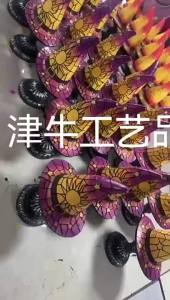 Stained Glass Witch Hat Lamp  Witch Hat Lamp Nightstand Night Light Halloween Decoration