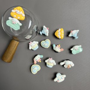 Bộ 14 Jibbitz Sticker Charm 3D chủ đề Cina nhựa bóng DIY gắn Dép Crocs Cross Dép Sục Cá Sấu Mayto JB-41