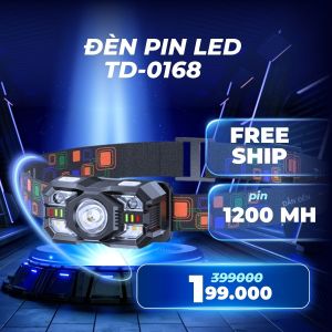 Đèn Pin Đội Đầu mini siêu sáng Smilingshark TD0168 đèn pin đội đầu mini siêu sáng Cảm biến