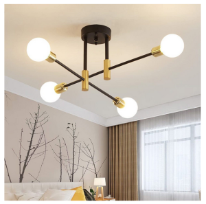 【2 years warranty】Nordic Home ceiling light 4-8 heads metal chandelier Home indoor for living room bedroom Led Lamp led light for rooms lights for room at night lights for room at night design dining chandelier ceiling lights modern design