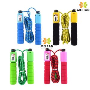TALI LOMPAT / JUMP ROPE SKIPPING SOFT HANDLE WITH COUNTER / OLAHRAGA