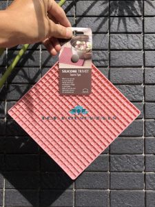 [HCM]Miếng lót nồi Lock&Lock bằng Silicone hình vuông kiểu tổ ong CKT219