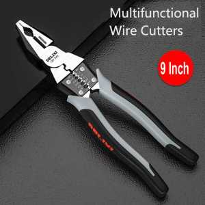 BARU DELIXI Tang Potong Super Tajam Multifungsi Kawat Baja 9 Inch Tang Kombinasi