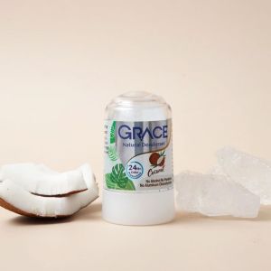 Lăn Khử Mùi Đá Khoáng Grace Natural Deodorant 70g Thái Lan Kiếm Soát Mồ Hôi Khô Thoáng - Hinohouse