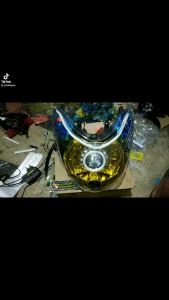 reflektor lampu depan headlamp Yamaha Mio soul model custom projie hi low gen 2 alis plus mata elang
