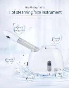 Rosemarry-360° Face Vaporizer Face Spa Ion Hot Mist Steam Face Skin Moisturizing Spray Beauty Skin Care Ozone Steam Face Warm Mist Humidifier Deep Cleaning vaporizer