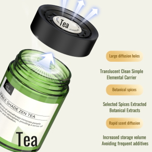 Car Perfume Refresh Air Purifier Car Balm Tea Storage Fragrance Expansion Natural Instant Filling of the Car