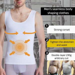 Body Shaping Garment Knitted Belly Underwear Tight Corset Mens Waist Body Shaping Garment