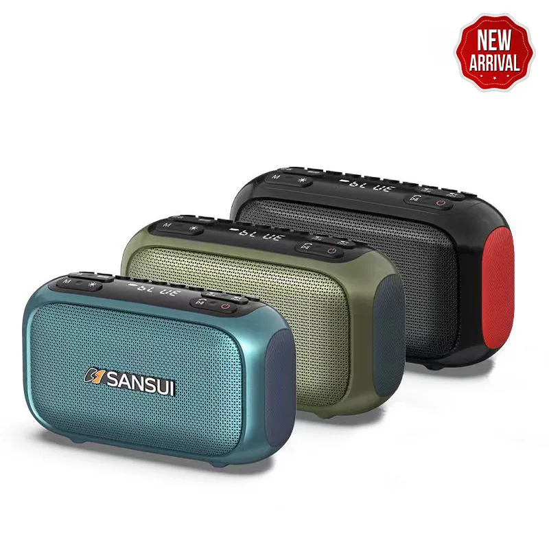 Sansui F31 Mini Portable FM Radio Outdoor Bluetooth Speaker
